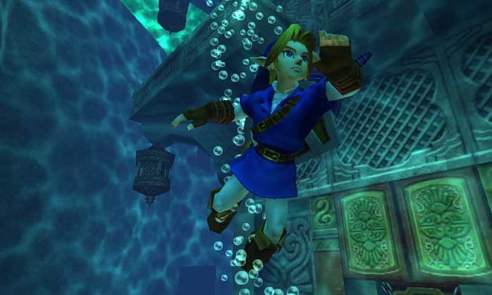 Cena do jogo The Legend of Zelda: Ocarina of Time