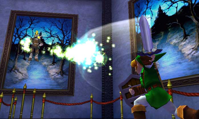 Cena do jogo The Legend of Zelda: Ocarina of Time