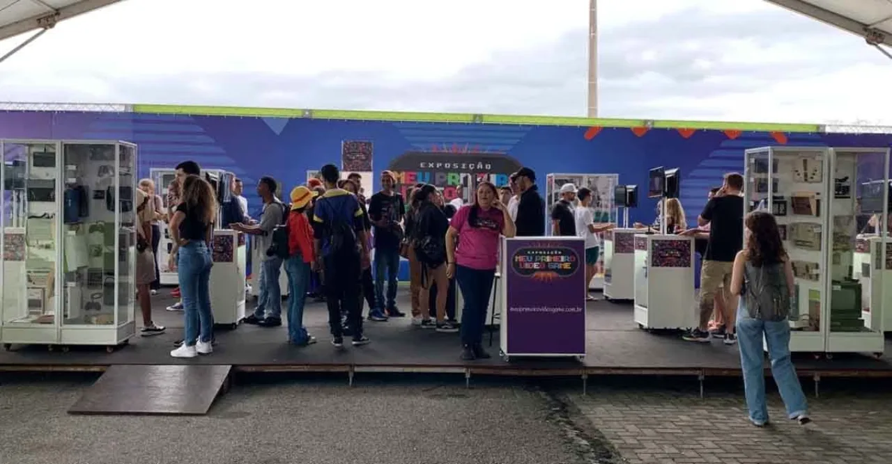 Imagem ilustrativa: Começou a Exposição Meu Primeiro Vídeo Game No Praia Games