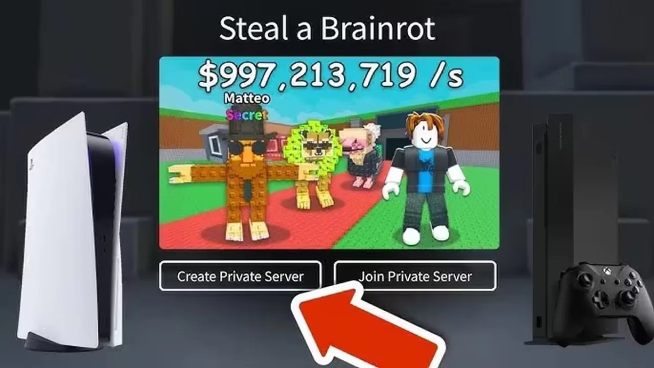 Imagem ilustrativa: Roblox: Grow a Garden ou Roubar um Brainroot: Qual o melhor da atualidade?