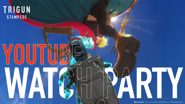 Imagem em destaque: Festa de Visualização de TRIGUN STAMPEDE da Crunchyroll Começa Hoje Antes da Estreia de STARGAZE