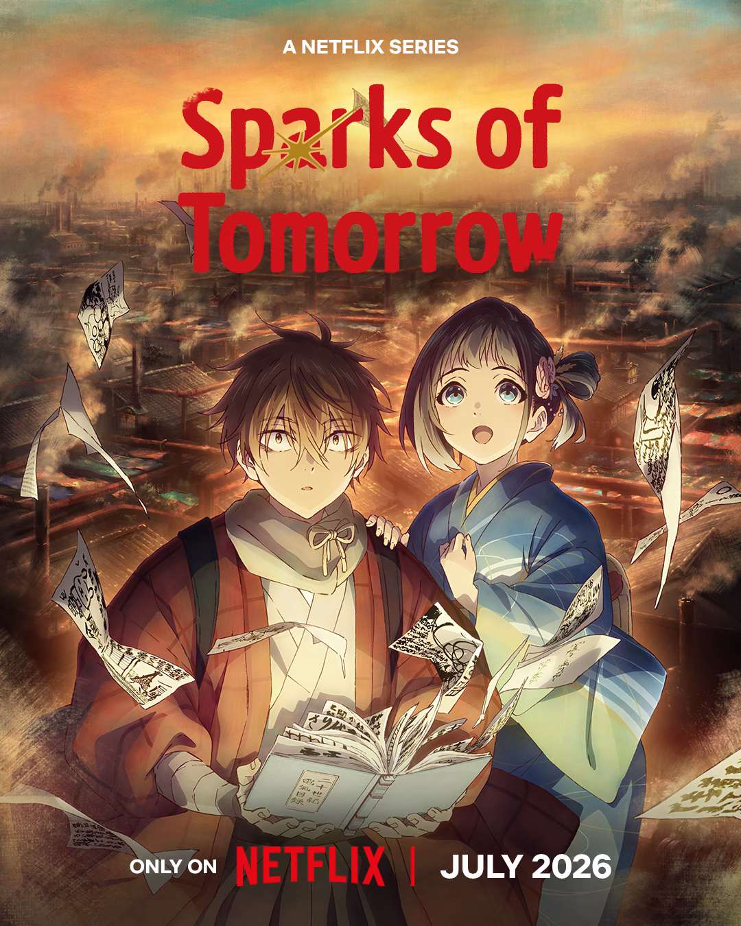 Sparks of Tomorrow - New Visual | Kyoto Animation TV Anime Streaming Exclusively on Netflix July 2026