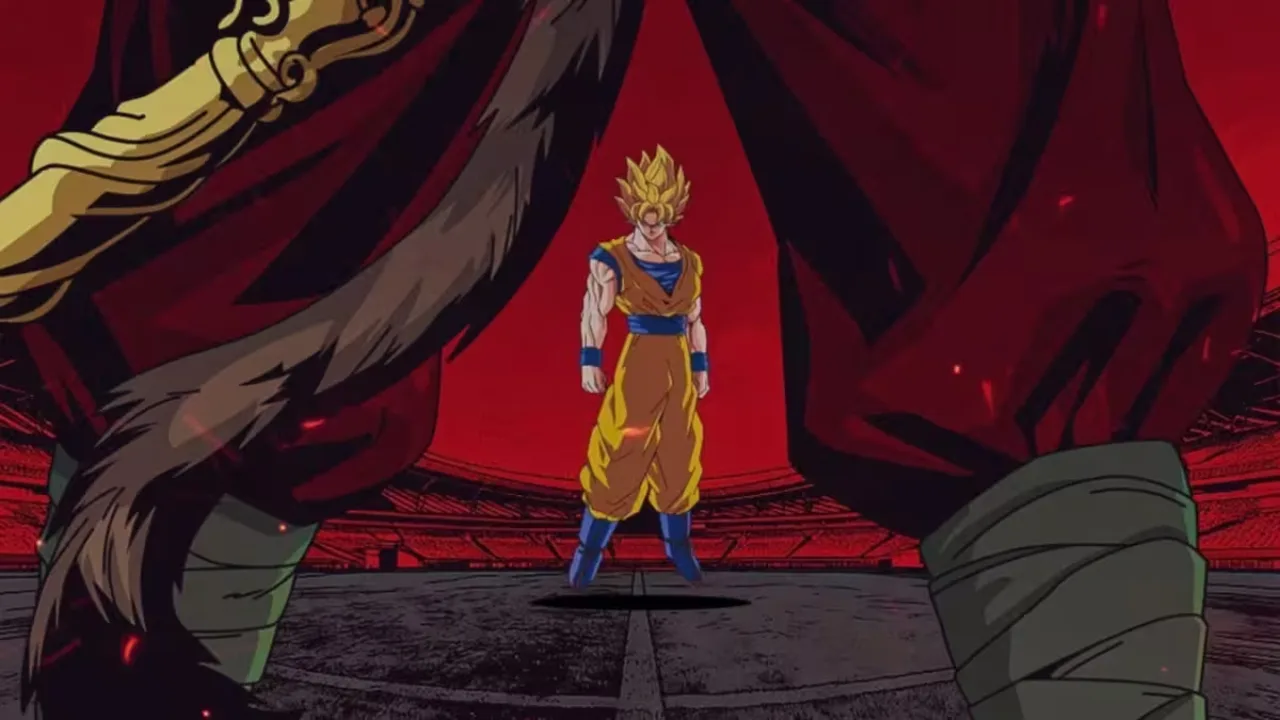 Imagem ilustrativa: Goku Encontra o Rei Macaco Sun Wukong na Final Especial China vs Japão Sub-23 da Copa Asiática: Uma