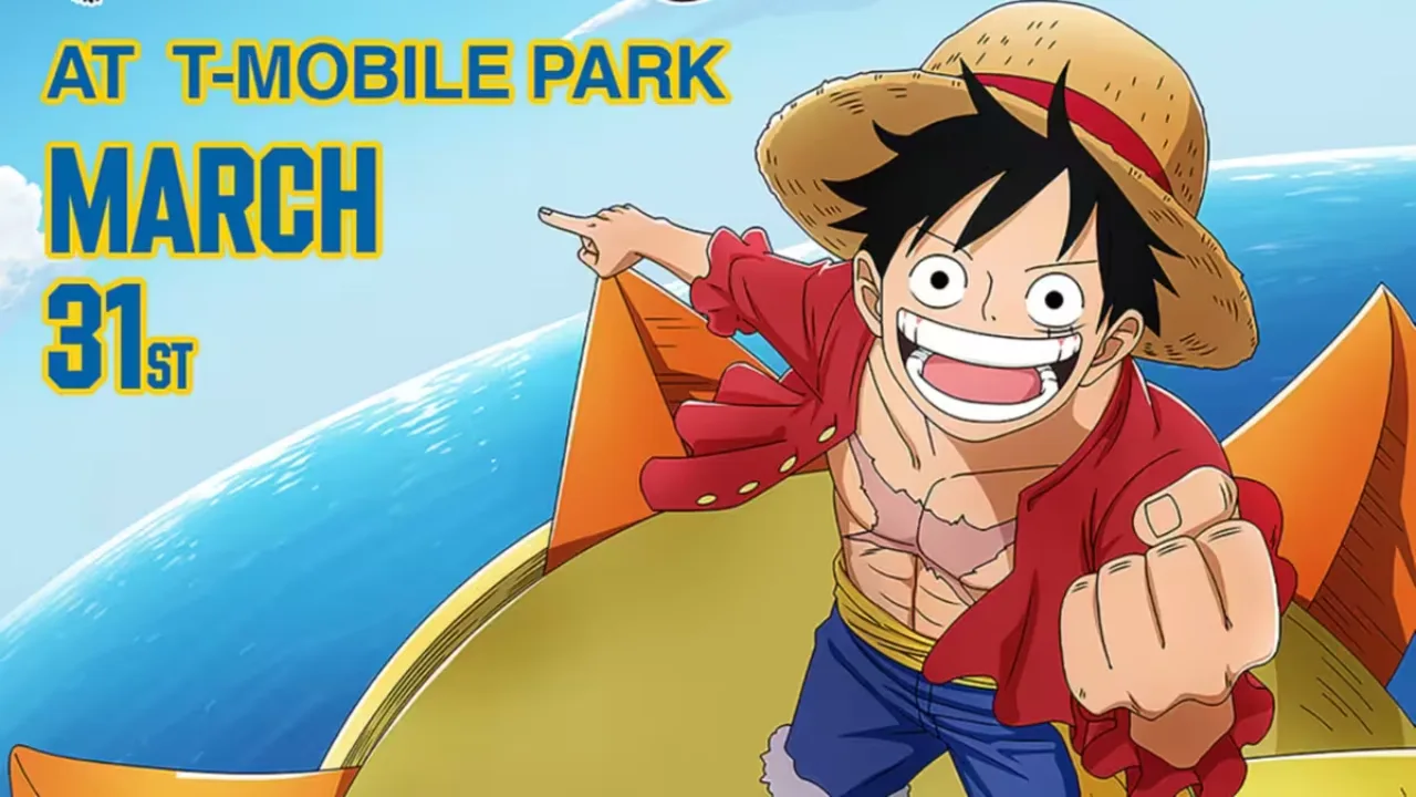 Imagem ilustrativa: Toei Animation e ONE PIECE retornam a Seattle para a Noite do Mariners no T-Mobile Park em 31 de mar