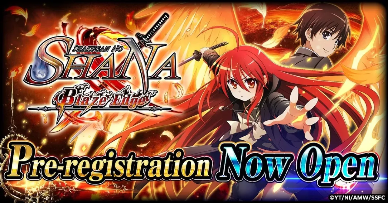 Imagem ilustrativa: Shakugan no Shana: Blaze Edge inicia pré-registro e prepara o terreno para sua estreia épica