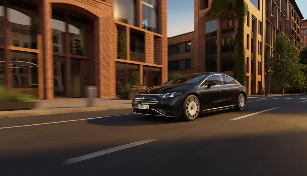Imagem ilustrativa: Mercedes EQS ganha fôlego extra: luxo elétrico supera limites de autonomia e carregamento