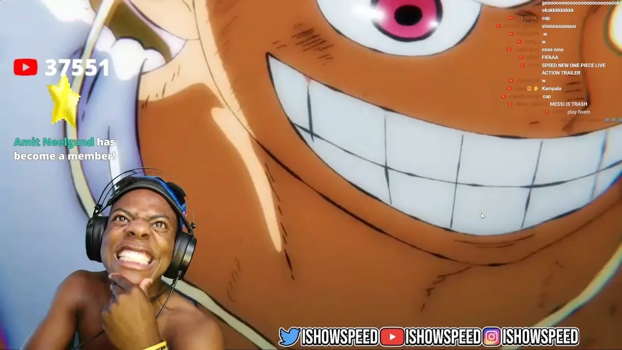 Imagem ilustrativa: O criador de One Piece se une a IShowSpeed para produzir uma série inédita em estilo anime