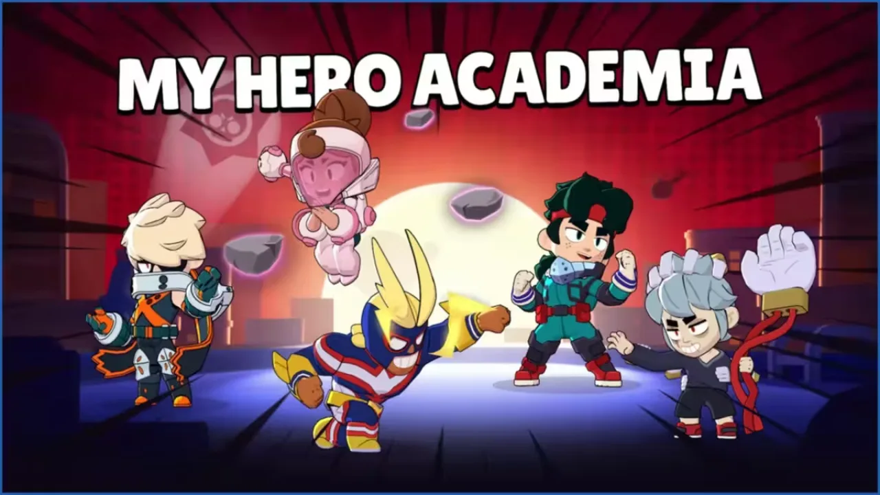Imagem ilustrativa: Brawl Stars vira anime: Bakugo e Deku de My Hero Academia chegam ao jogo como novas skins!