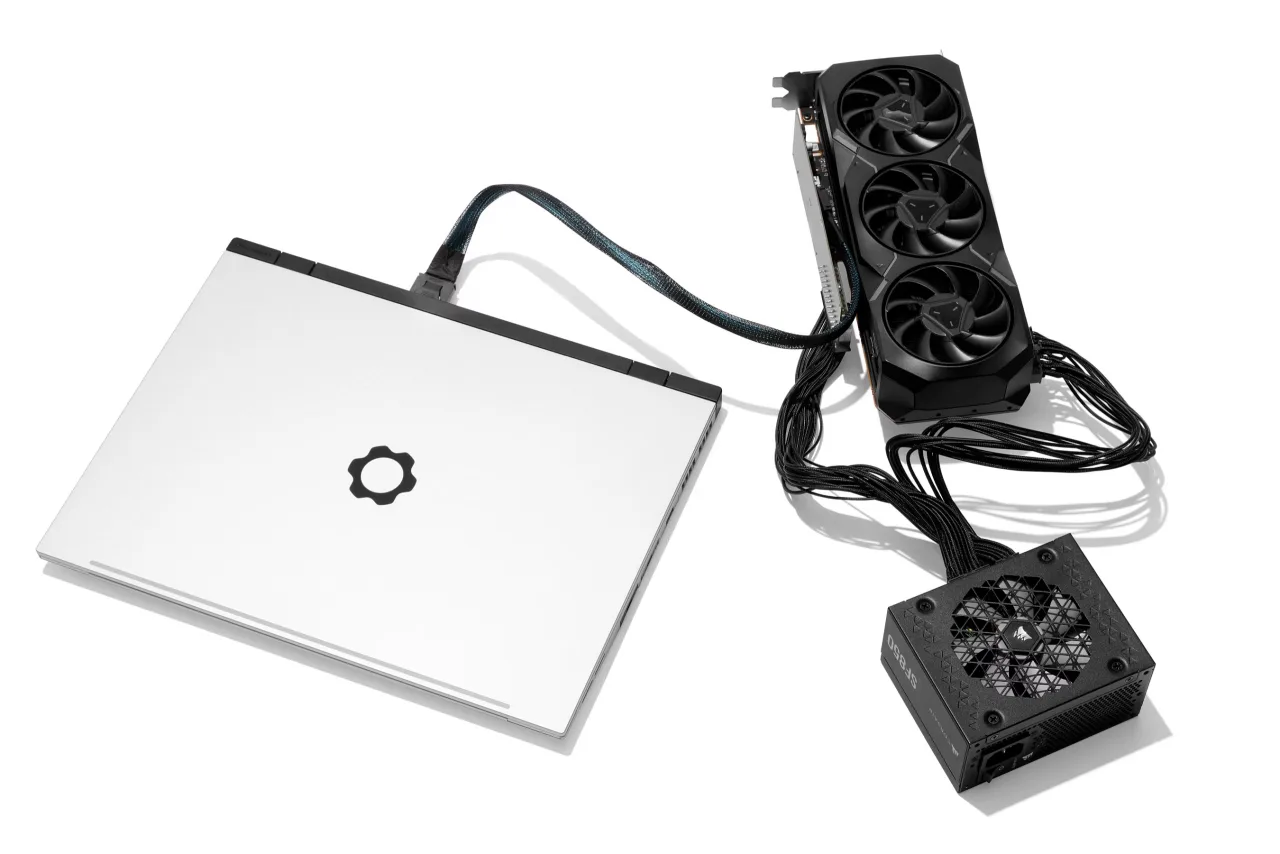 Imagem ilustrativa: Transformação total: o laptop da Framework agora vira um desktop potente com suas novas eGPUs
