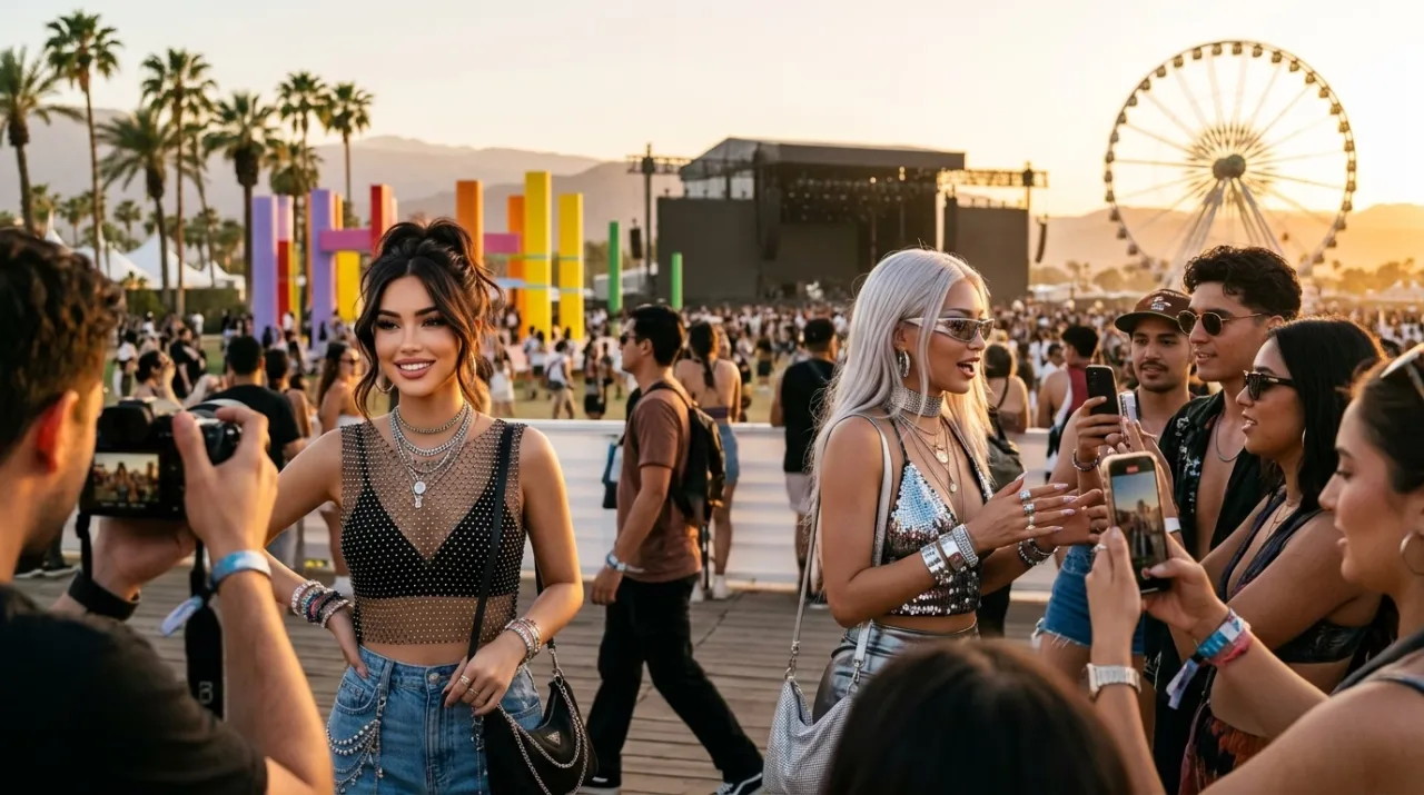Imagem ilustrativa: Invasão digital: influenciadores de IA roubam a cena no Coachella