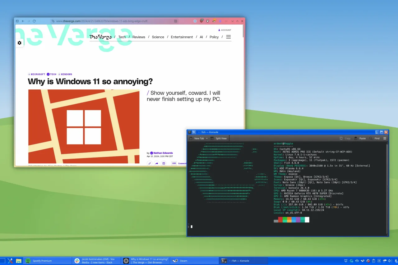 Imagem ilustrativa: Adeus, Windows: minha vida após três meses usando apenas Linux