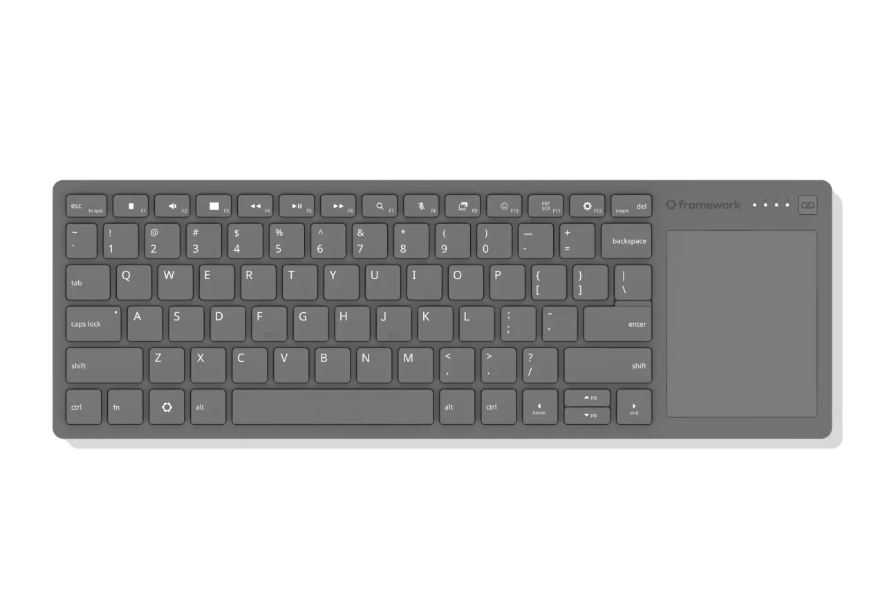 Imagem ilustrativa: Cansado do teclado da Logitech? A Framework quer revolucionar o seu sofá com uma nova alternativa.
